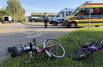 9-latek na rowerze potrącony na przejściu dla pieszych w Piotrkowie