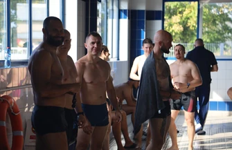 III etap Igrzysk Sportowych Służb Mundurowych w Piotrkowie. Tym razem funkcjonariusze zmierzyli się w pływaniu
