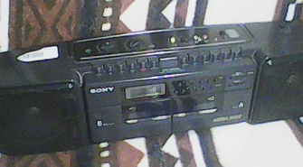 Radio Magnetofon Sony CFS W310L ORYGINAŁ z 1994r MEGA BASS